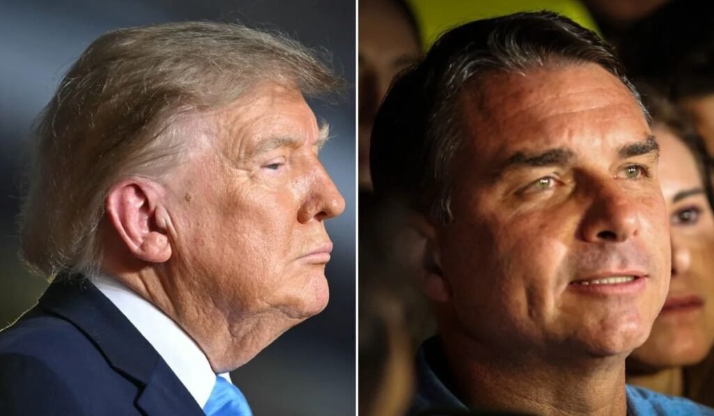 Trump recusa apoiar Flávio Bolsonaro, que se diz 'líder do Brasil' a partir de Miami